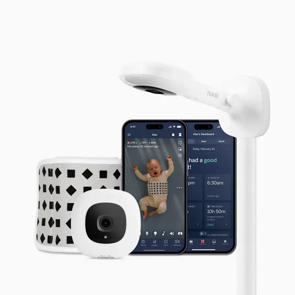 Nanit Pro Smart Baby Monitor and Wall Mount