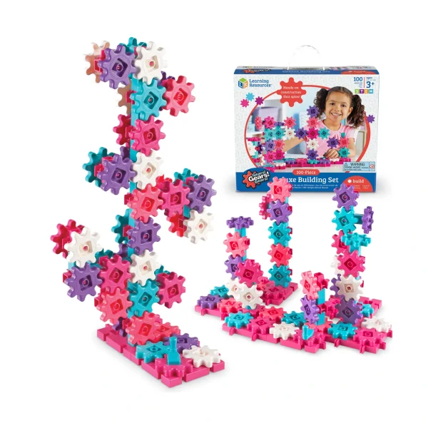 Learning Resources Gears! Gears! Gears! Deluxe100piece — Pink