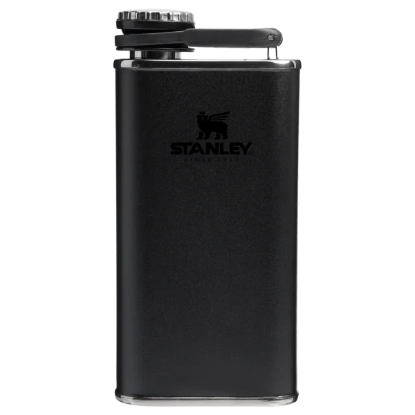 Classic Easy Fill Wide Mouth Flask | 8 OZ — Black 2.0