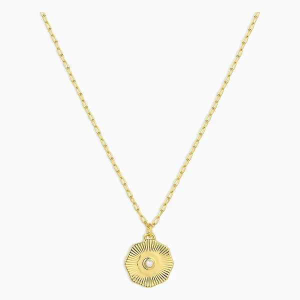 Gorjana Birthstone Coin Necklace