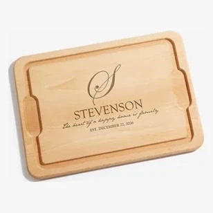 Personalization Mall 'Heart of Our Home' Maple Cutting Board