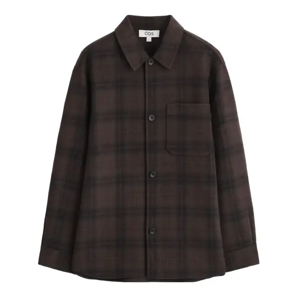 Split Wool Overshirt
