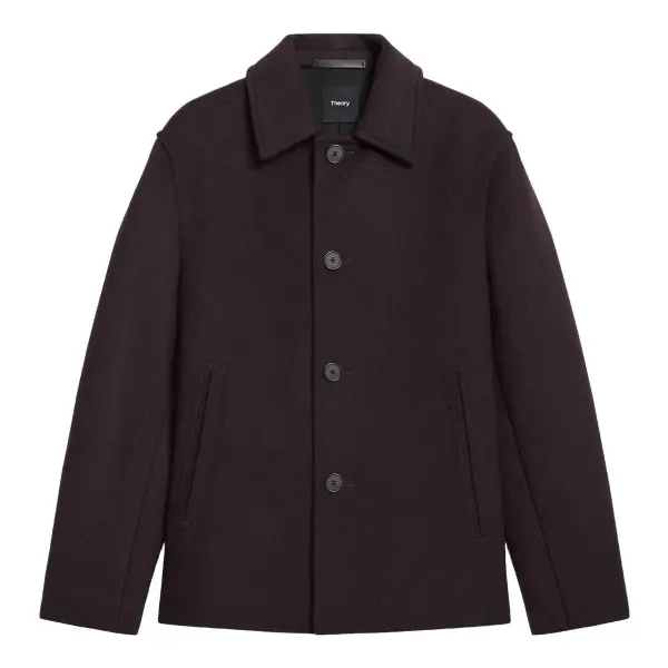 Peacoat in Plush Melton