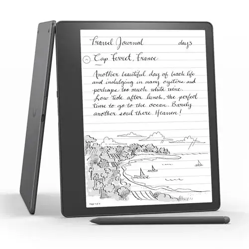 Amazon Kindle Scribe (32 GB) - 10.2” 300 ppi Paperwhite display, a Kindle and a notebook all in one, convert notes to text and share, includes Premium Pen