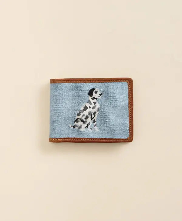 Smathers & Branson Needlepoint Dalmatian Wallet