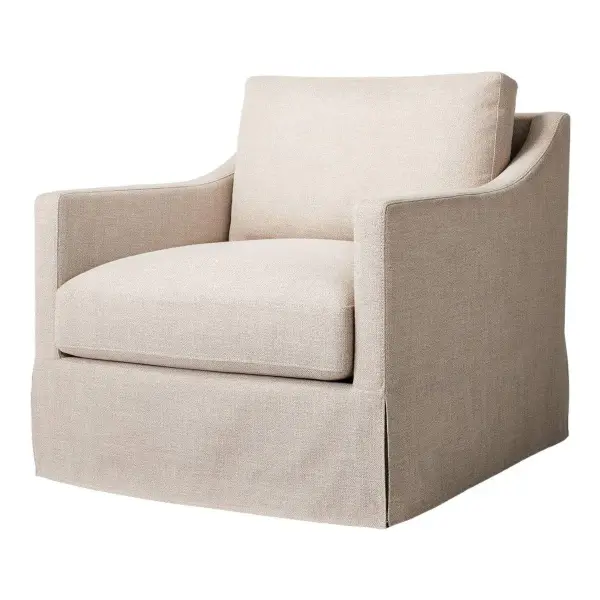 Upholstered Sculptural Accent Chair