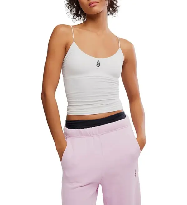 Skinny Strap Logo Tank Top