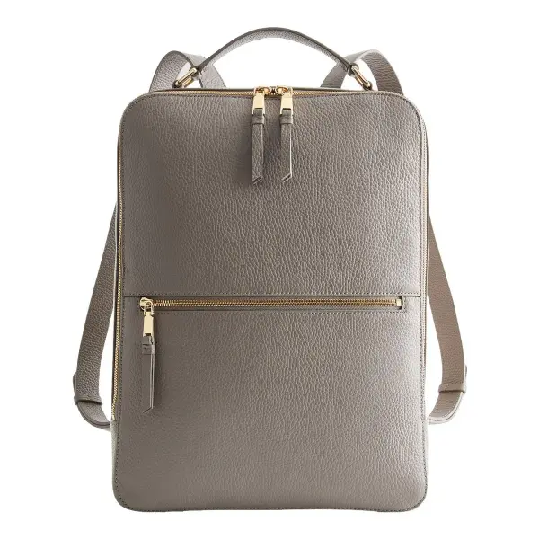 Italian Leather Laptop Backpack