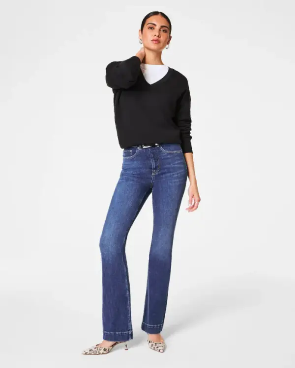 High-Rise Sculpting Flare Jeans with Tummy Control | SPANX