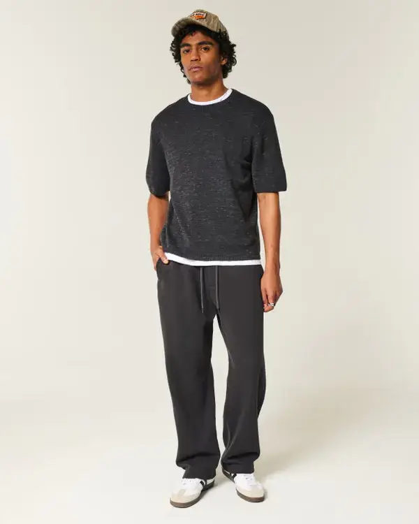 Hollister Feel Good Baggy Snake Graphic Sweatpants