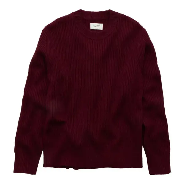 Fisherman Crew Neck Sweater