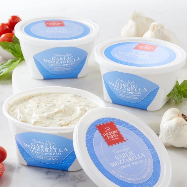 Garlic Mozzarella Cheese Spread 3-Pack