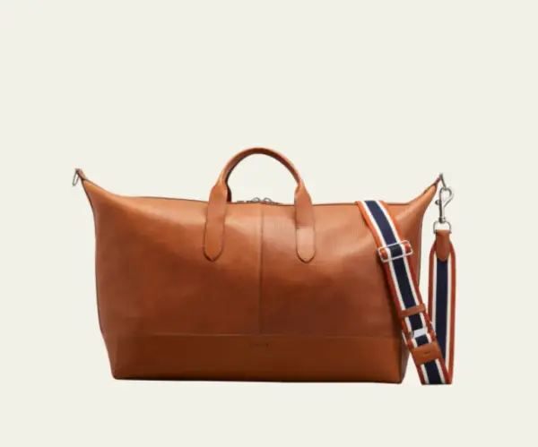 Men's Canfield Grained Leather Duffel Bag