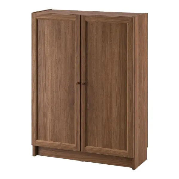 Billy / Oxberg Bookcase with Doors, 80x30x106 cm