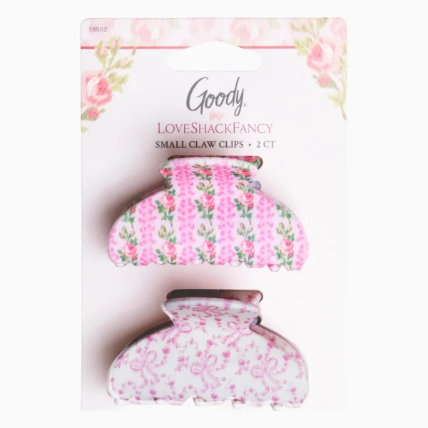 Goody x Love Shack Fancy Small Claw Clip - 2ct - Blooming Heirloom and Coquette Bow