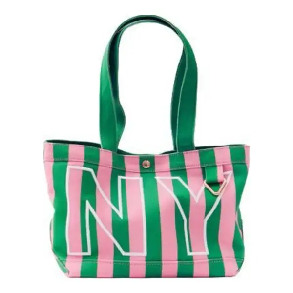 Striped Custom Alpha Tote