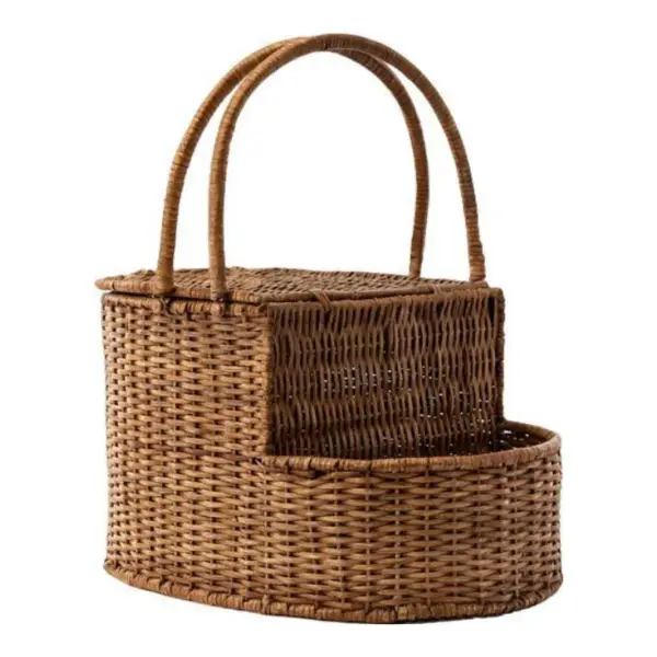 Rattan Wicker Picnic Basket