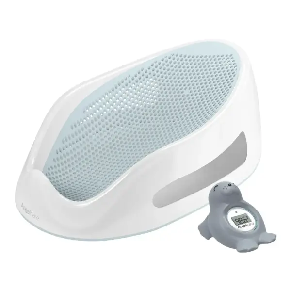 Soft Touch Baby Bath Support and Thermometer Gift Bundle