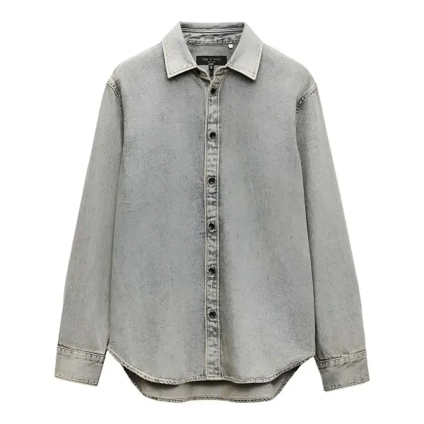 Finch Denim Button-Up Shirt