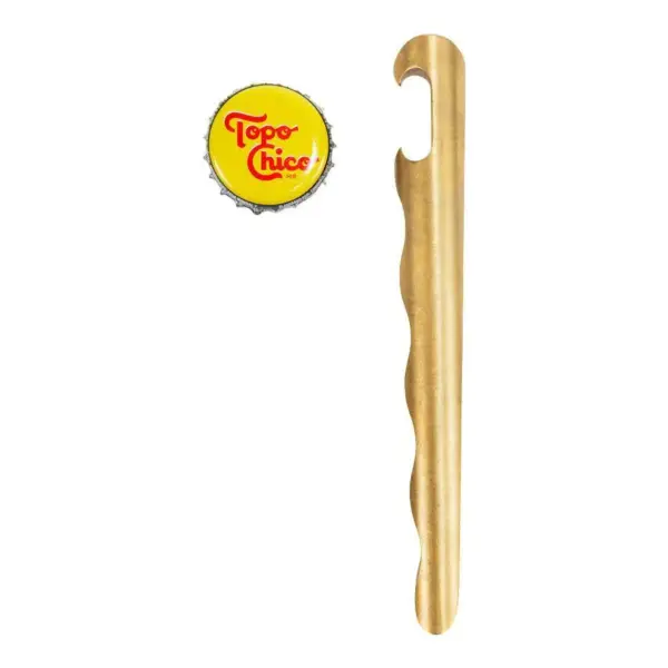 Ripple Bottle Opener Brass