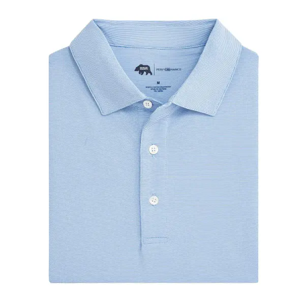 Hairline Stripe Performance Polo Top