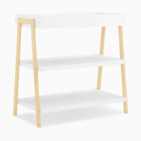 Delta Children Scout Changing Table - Bianca White/Natural