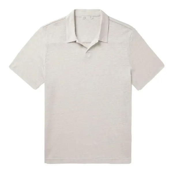 Shaun Linen Polo Top