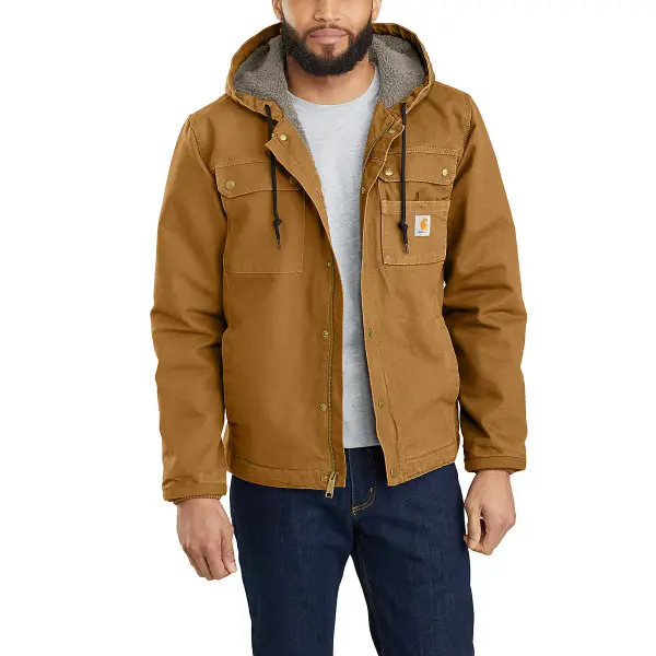 Sherpa-Lined Utility Jacket