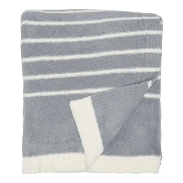 CozyChic Horizontal Stripe Throw Blanket