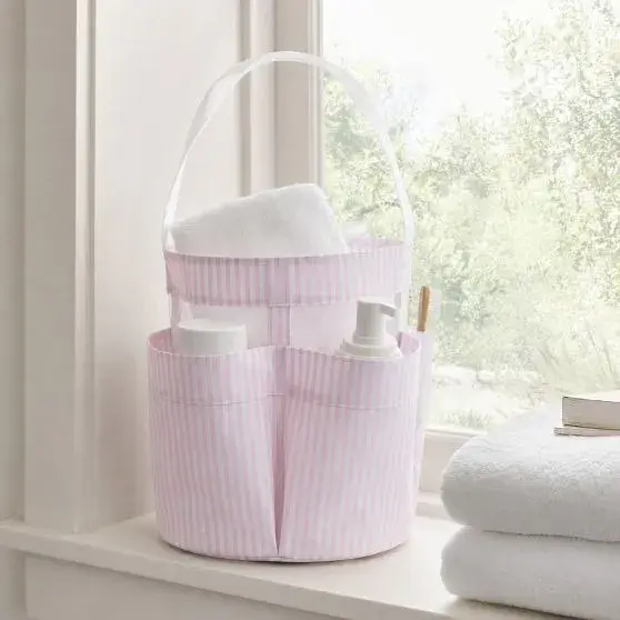 Striped Shower Caddy
