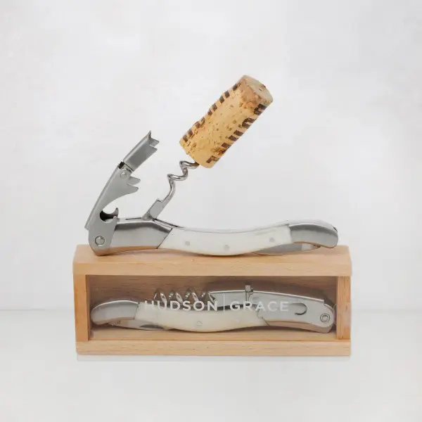 White Corkscrew in Gift Box