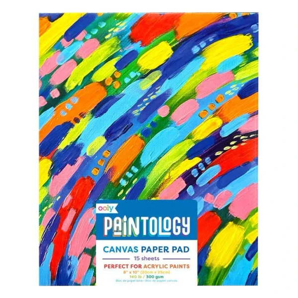 Paintology Canvas Paper Pad - 15 Sheets