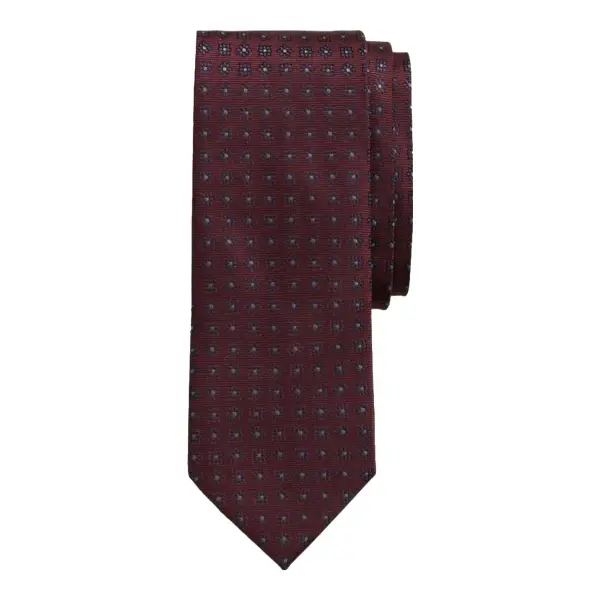 Silk Dot Flower Tie