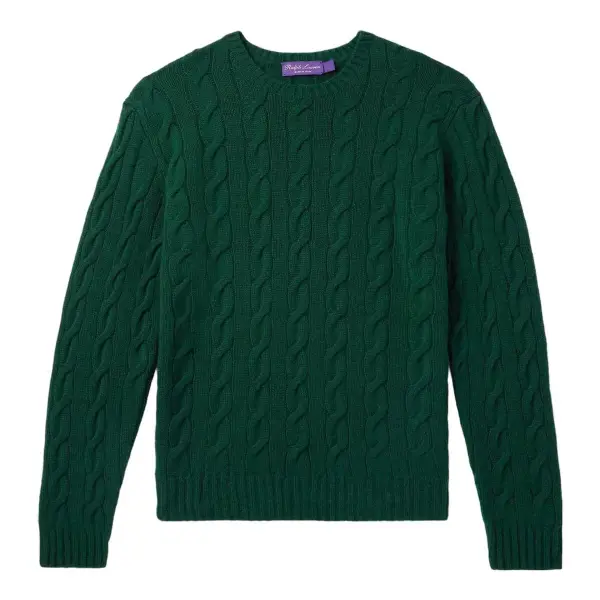 Cable-Knit Cashmere Sweater