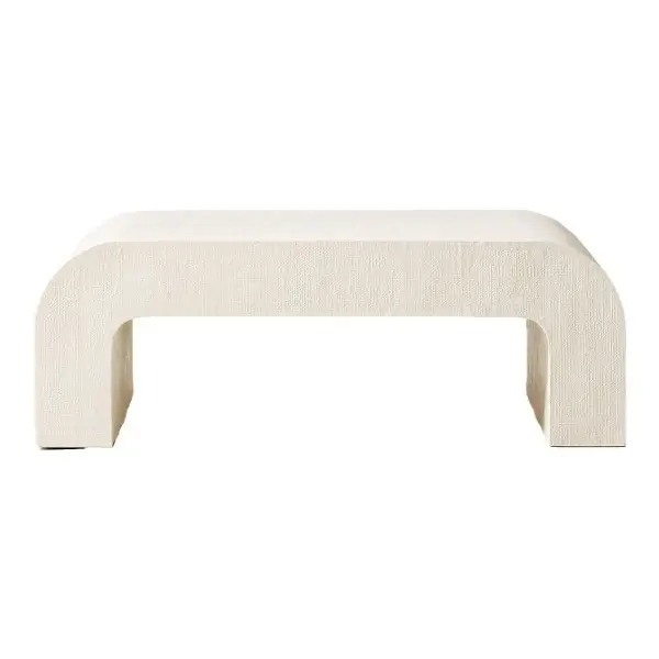 Crescent Square Resin Coffee Table