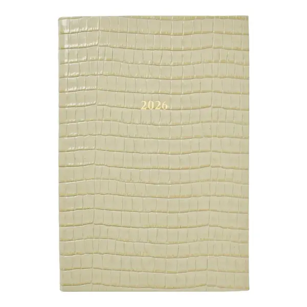 2026 A5 Day to Page Leather Diary