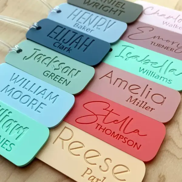 Backpack Tags Personalized, Luggage Tag, Bag Tags, Name Tag For Backpacks, Personalized ID Tag, Custom Luggage Tag, Travel Accessories