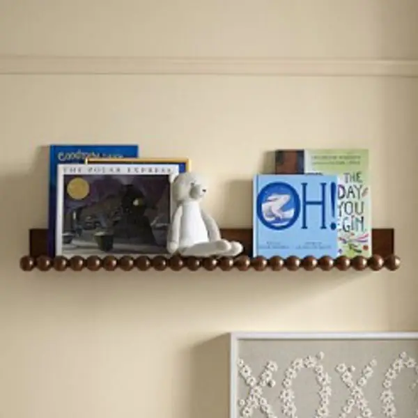Turned Wood Book Ledge