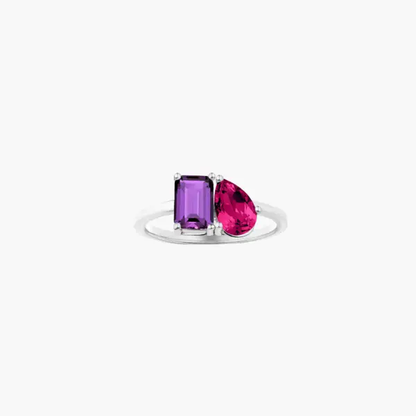 Toi et Moi Gemstone Classic Ring