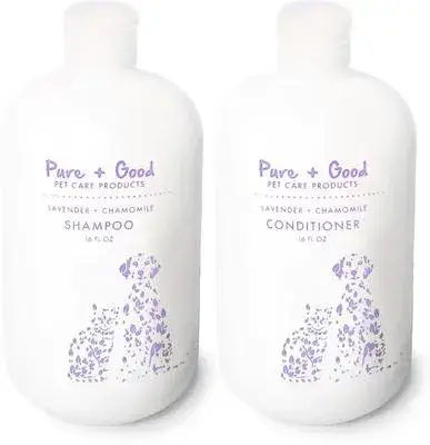 Lavender + Chamomile Shampoo & Dog & Cat Conditioner Set