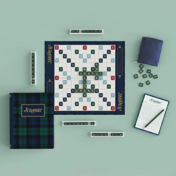 Scrabble Tartan Bookshelf Edition