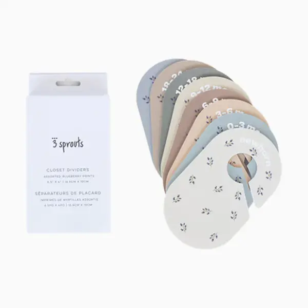 3 Sprouts Closet Dividers - Blueberry