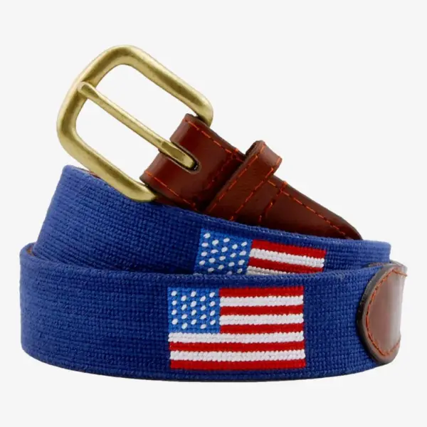 American Flag Men's Golf Belt