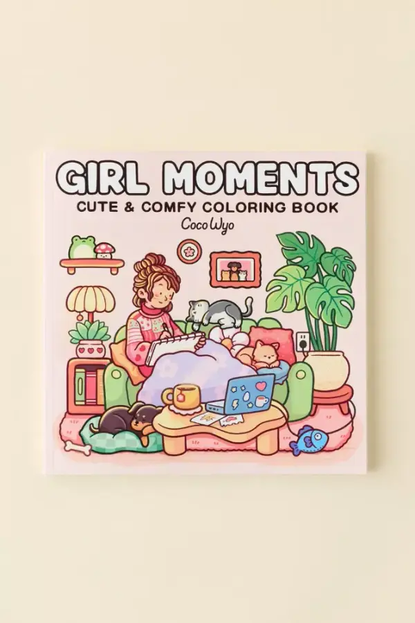Cute & Comfy Coloring Book For Adults And Kids By Coco Wyo