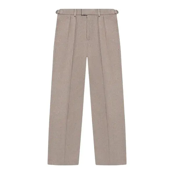 Relaxed Fit Pleated Tailored Trousers