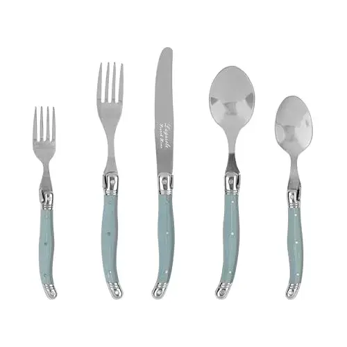 20-Piece Laguiole Connoisseur Stainless-Steel Flatware Set