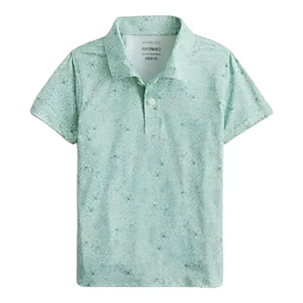 Printed Performance Polo Shirt