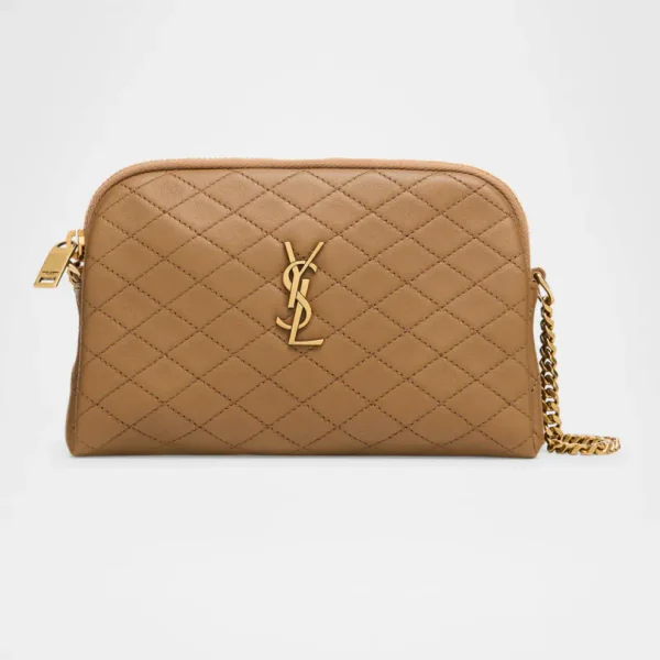 Gaby Mini YSL Crossbody Bag in Quilted Leather