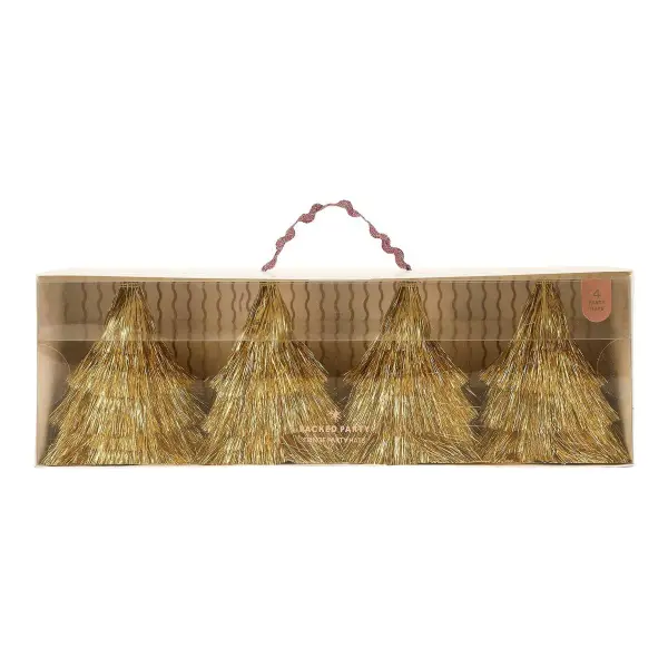 Mini Fringe Party Hats (Set of 4)