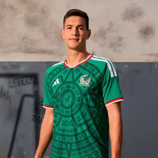 Mexico 26 Home Authentic Jersey